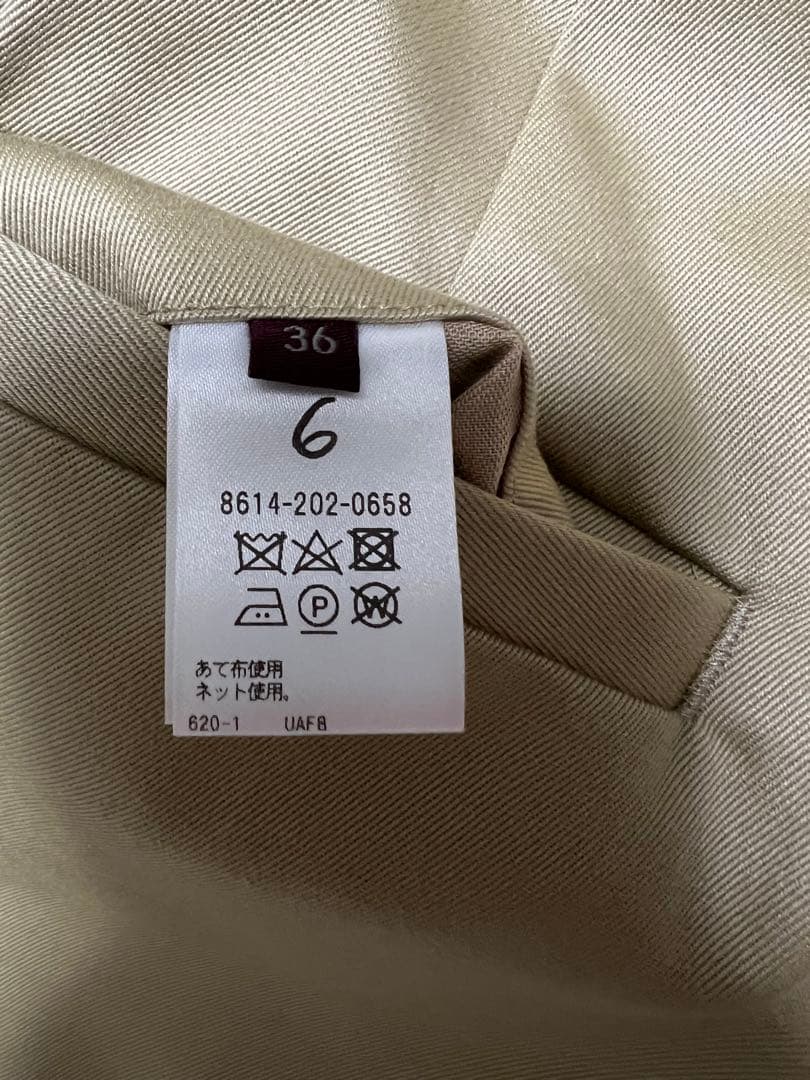 6(ROKU)コットン チノ パンツ　36