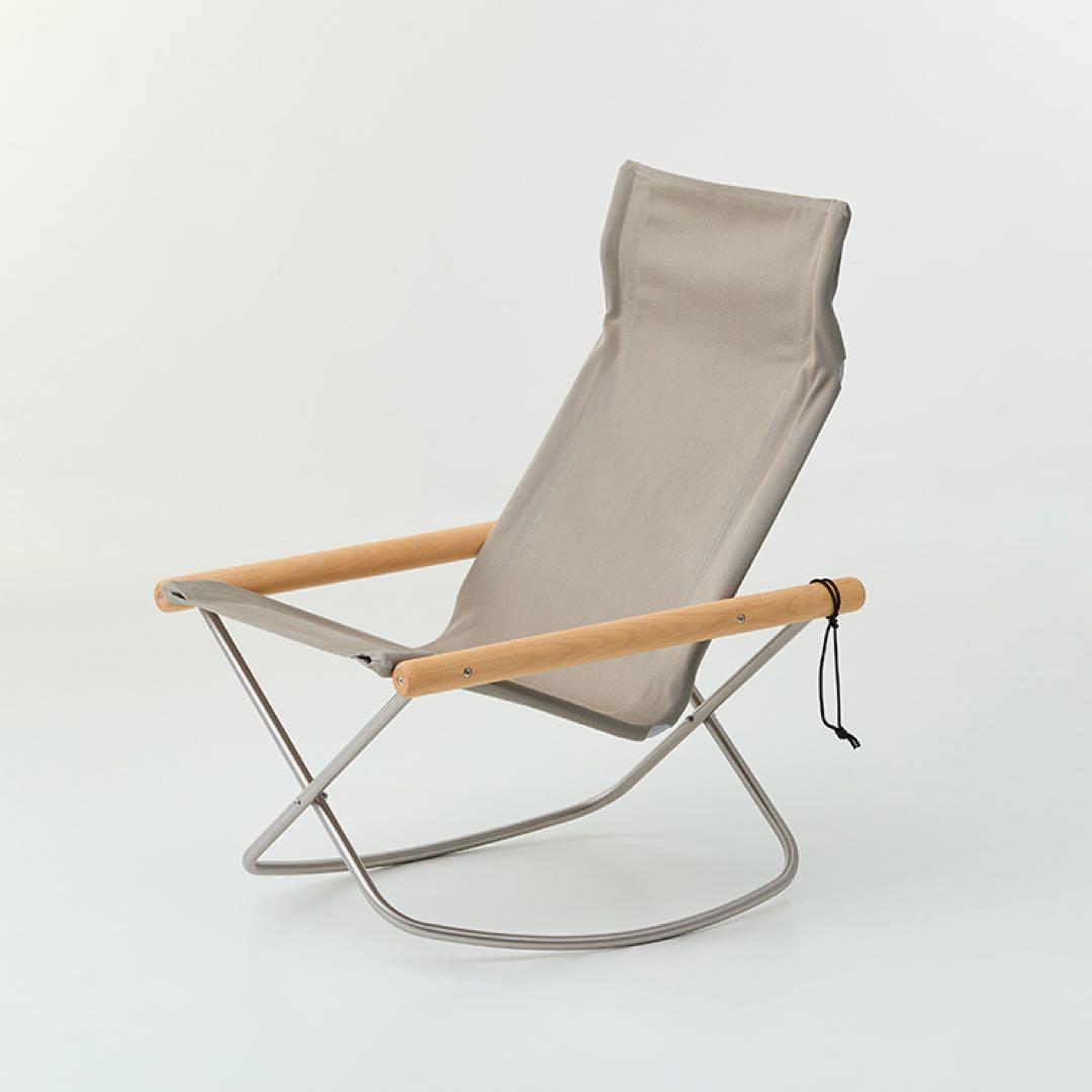 限定　ニーチェアX Oil Finish ぺブルグレー　ロッキング　3年保証あり