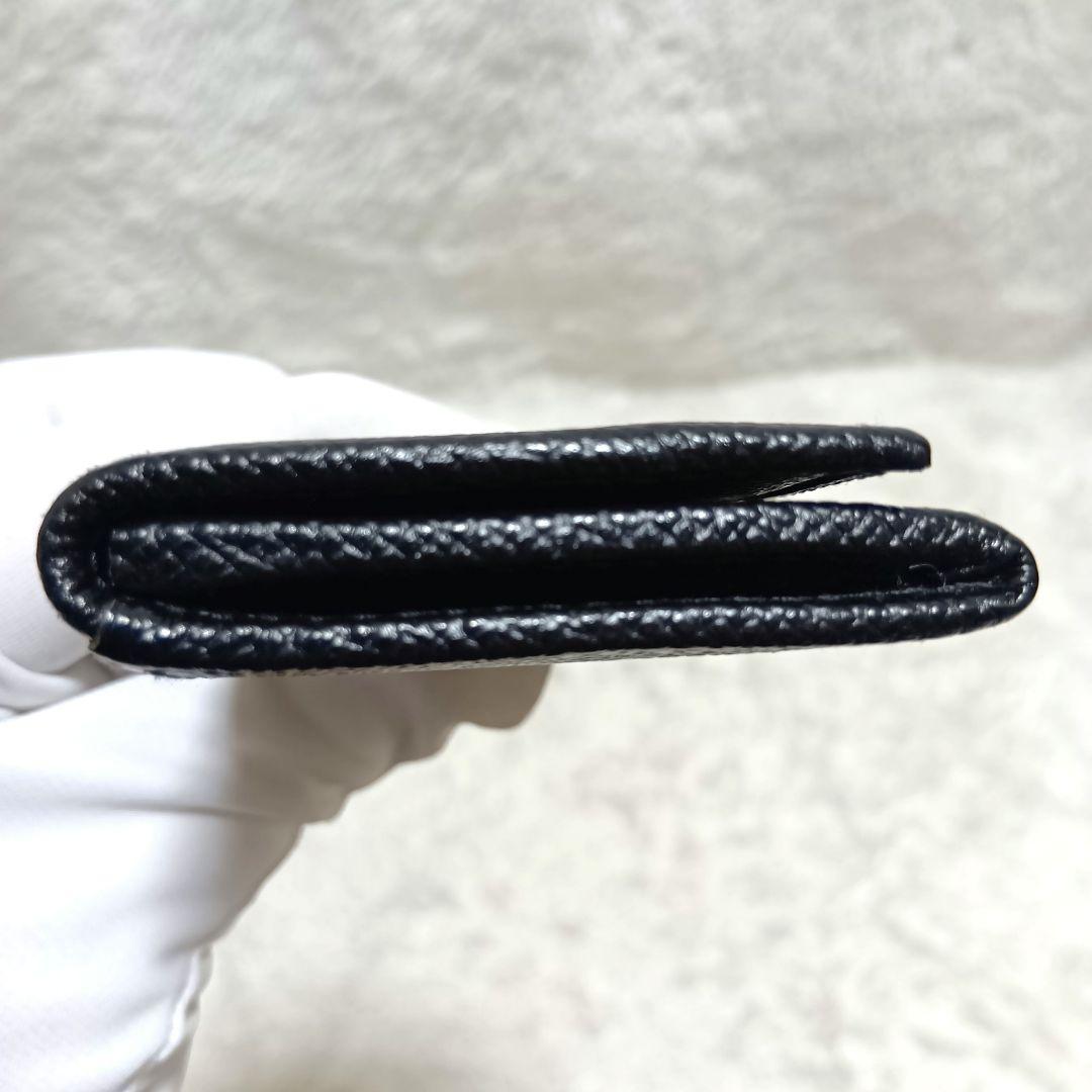美品　ブルガリ　ケース　小銭入れ　ロゴクリップ　ブラック　レザー　付属品