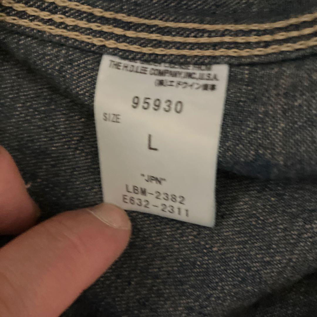 Lee 91J カバーオール インディゴ デニム L