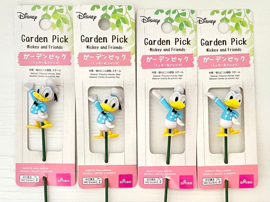 ❤️【ダイソー】新品 ディズニー ガーデンピック ミッキー&フレンズ 23本セット
