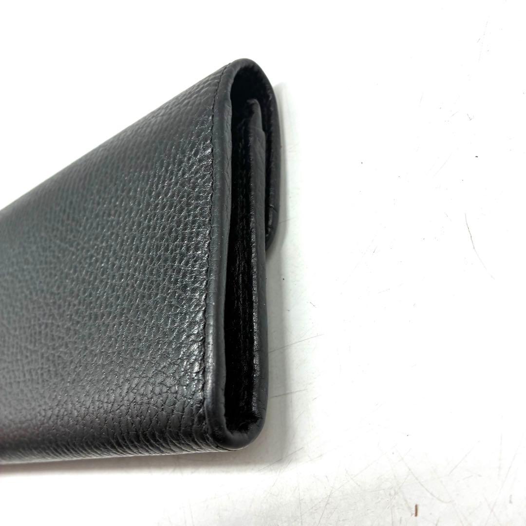 美品✨GUCCI グッチ 長財布 インターロッキング 黒 615524