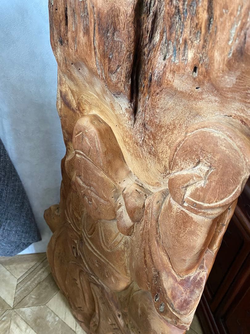 大黒様　木彫り　衝立　置物　縁起物　骨董