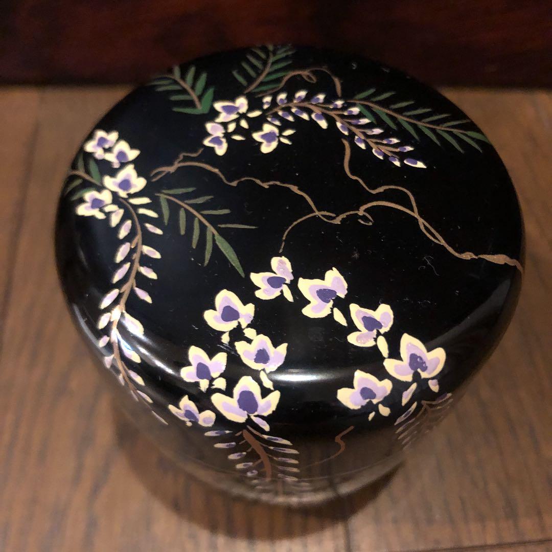 茶道具 なつめ 藤蒔絵 新品未使用