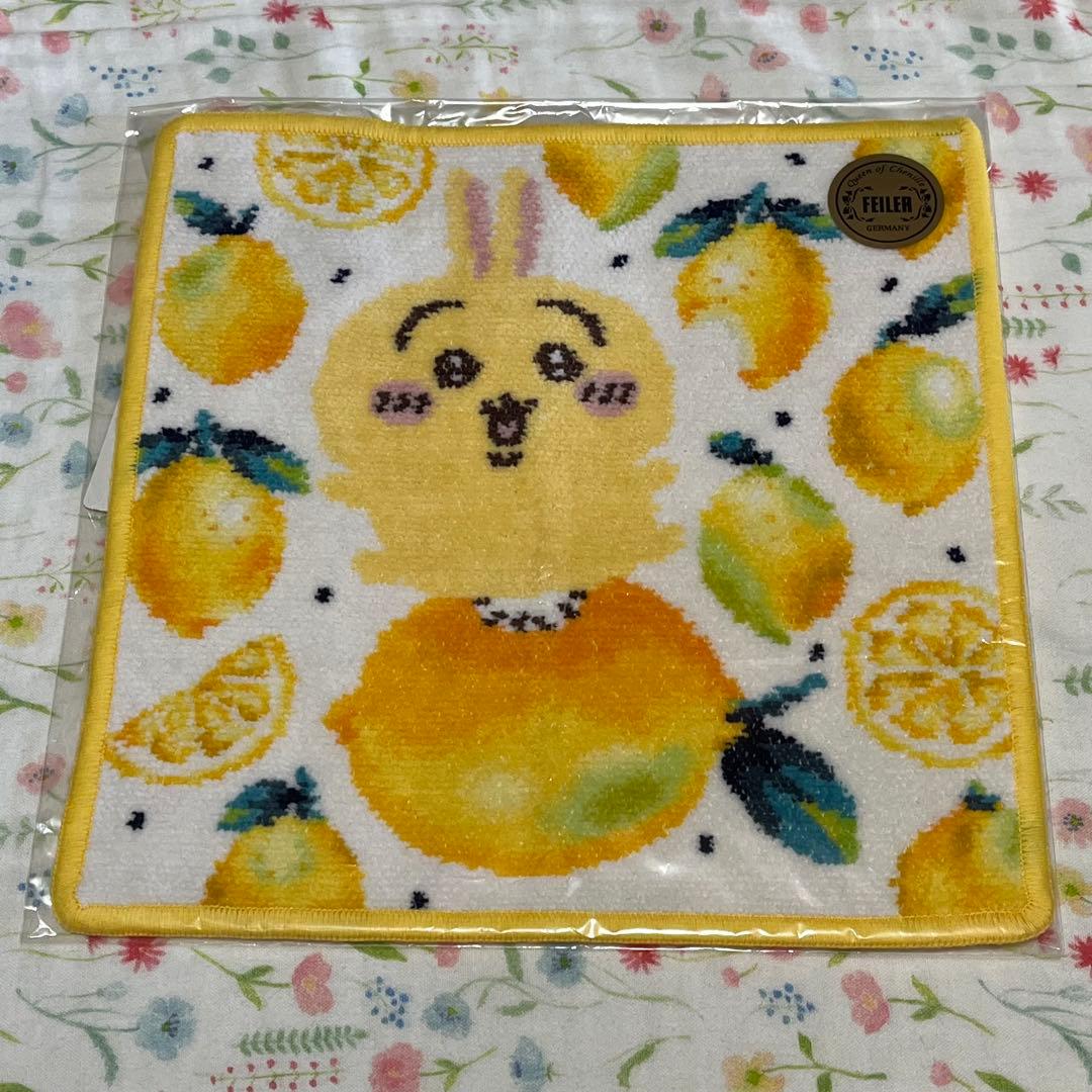 新品 ラブラリー バイ フェイラー ちいかわ ハンカチ ハチワレ うさぎ