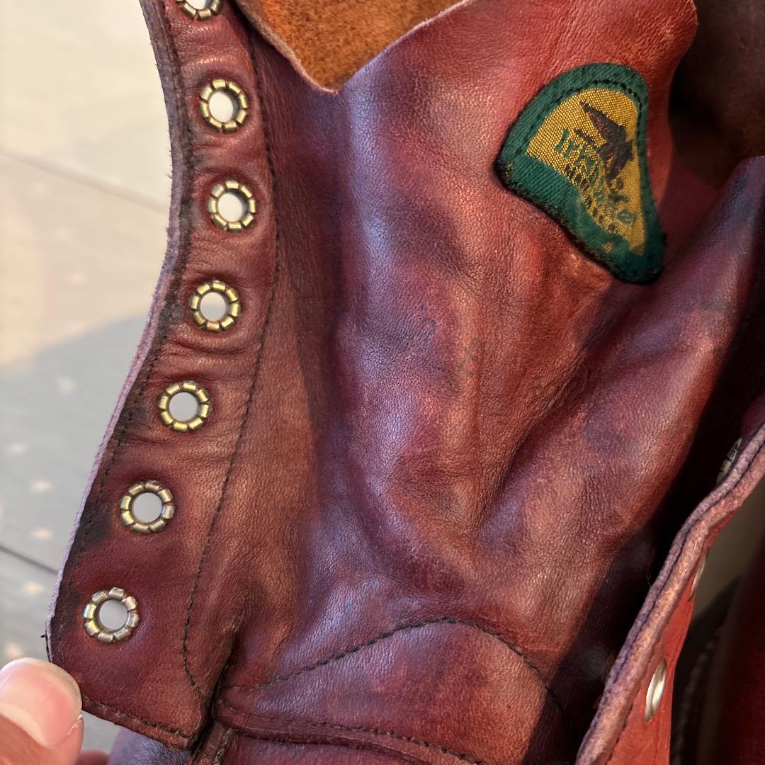 レッドウィング　アイリッシュセッター　半円犬タグ　8 E 26.0