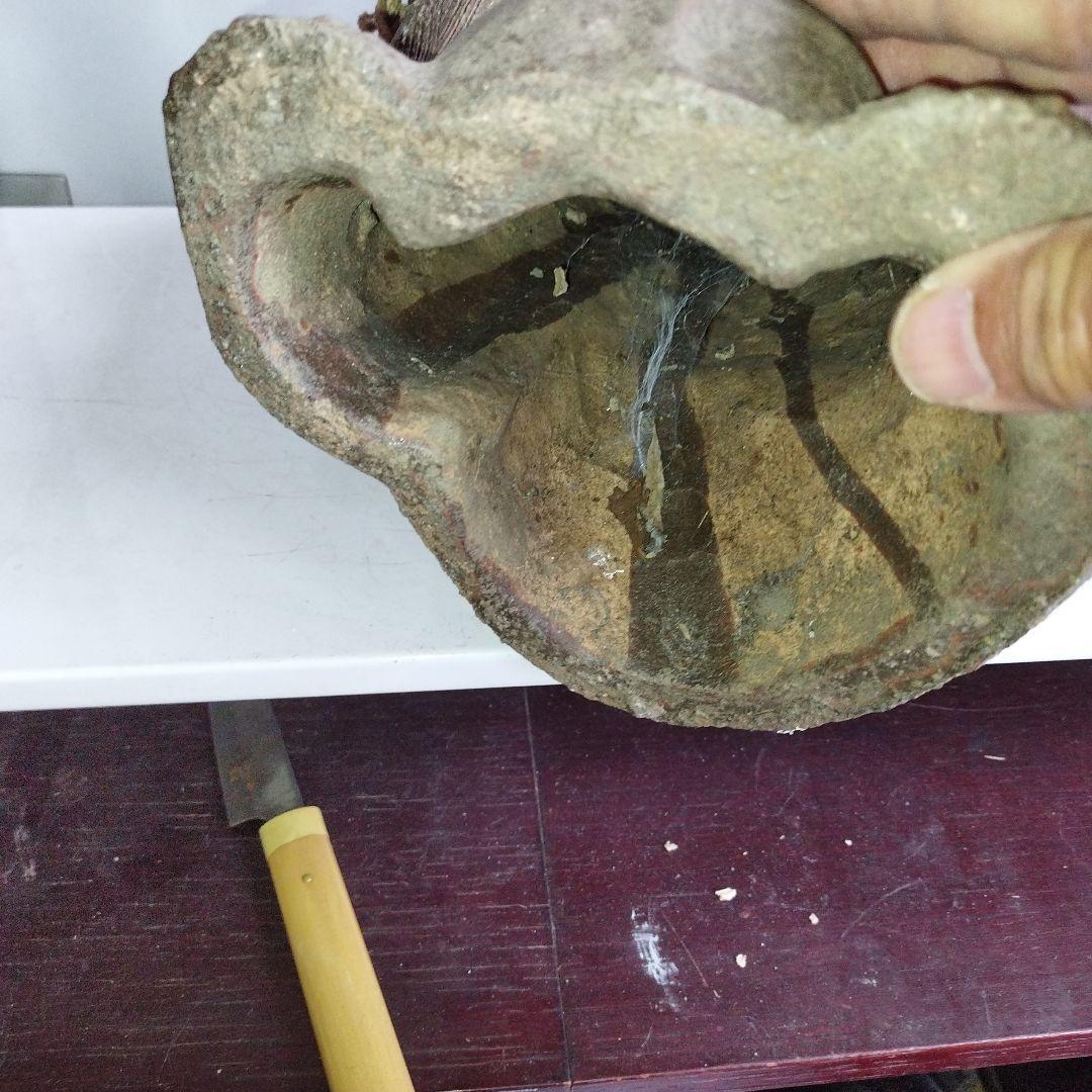 陶器製 たぬきの置物 約40センチm