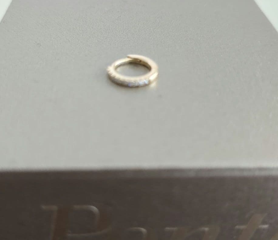 ととろ②　ポンテヴェキオ　K18YGダイヤモンドピアス