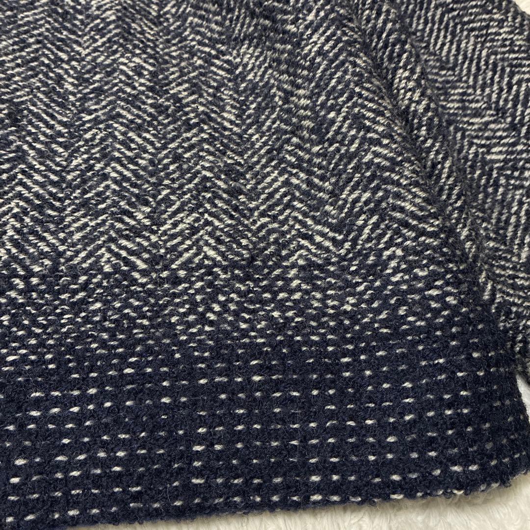 V'm ヴーム　パラスパレス　ツイード　ヘリンボーン　ジャケット　スタンドカラー