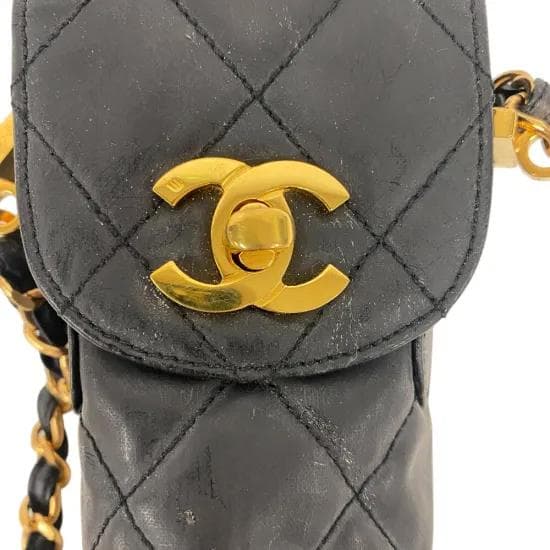 Chanel 折りたたみ傘 黒 晴雨兼用