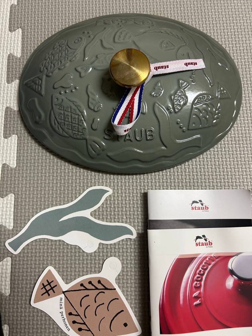 最安値✴︎ STAUB ✴︎ ストウブ ミナペルホネン オーバル 新品未使用品