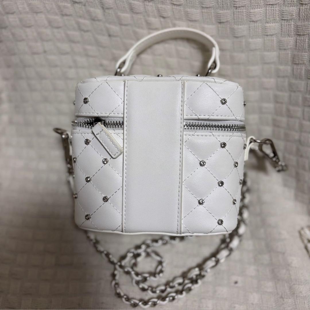 Darich キルティングビジュースクエアミニバッグ　バニティ　未使用