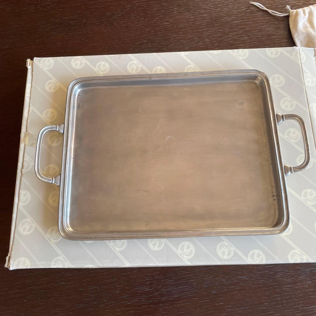 COSI TABELLINI ピューター スクエアサービングトレイ