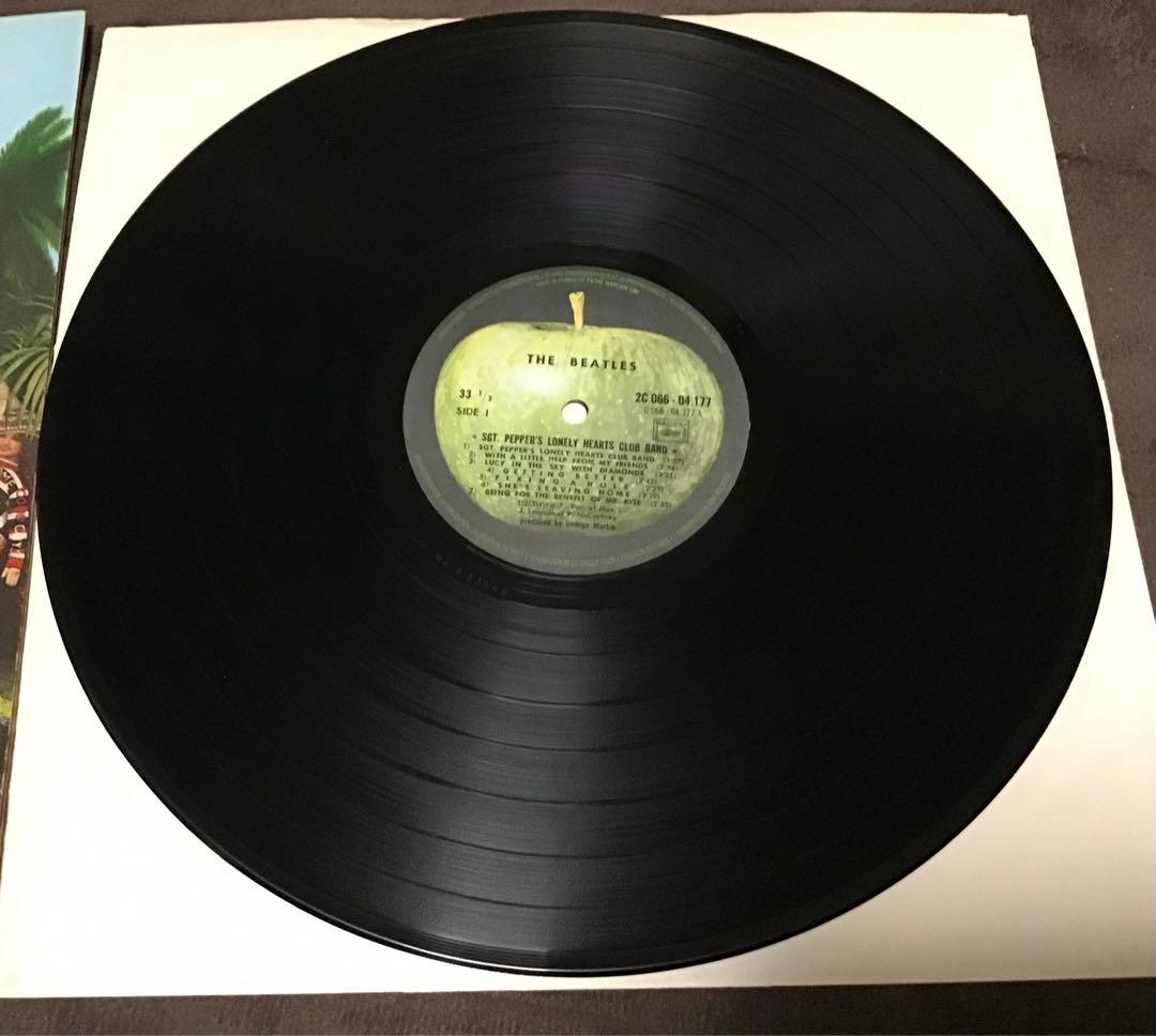 極美LP‼️フランス盤アップル『ビートルズ　サージェント・ペッパーズ』1974年