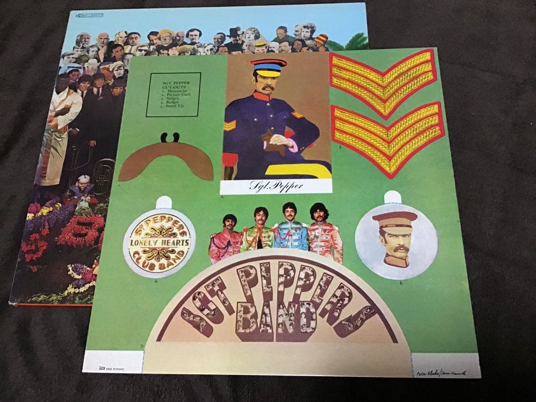 極美LP‼️フランス盤アップル『ビートルズ　サージェント・ペッパーズ』1974年