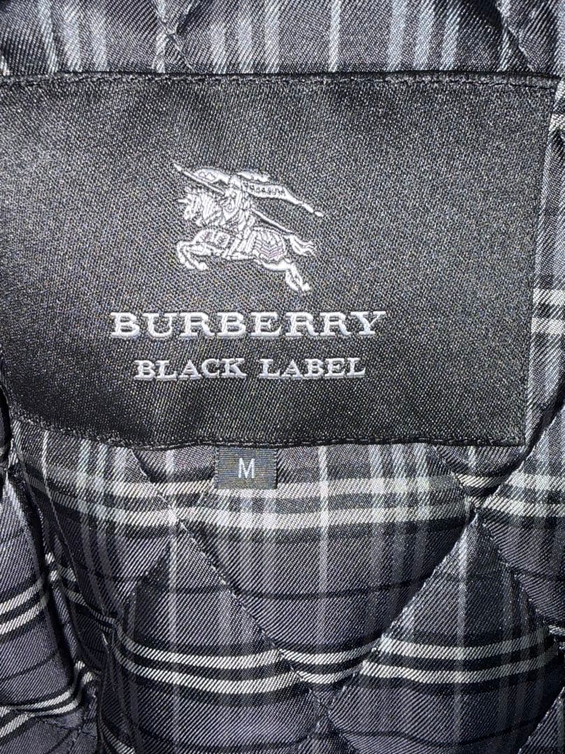 BURBERRY BLACK LABEL ウールピーコート ブラック