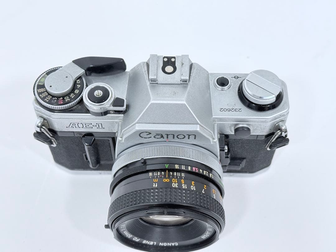 フィルムカメラ Canon AE-1+FD 50mm F1.8 S.C.
