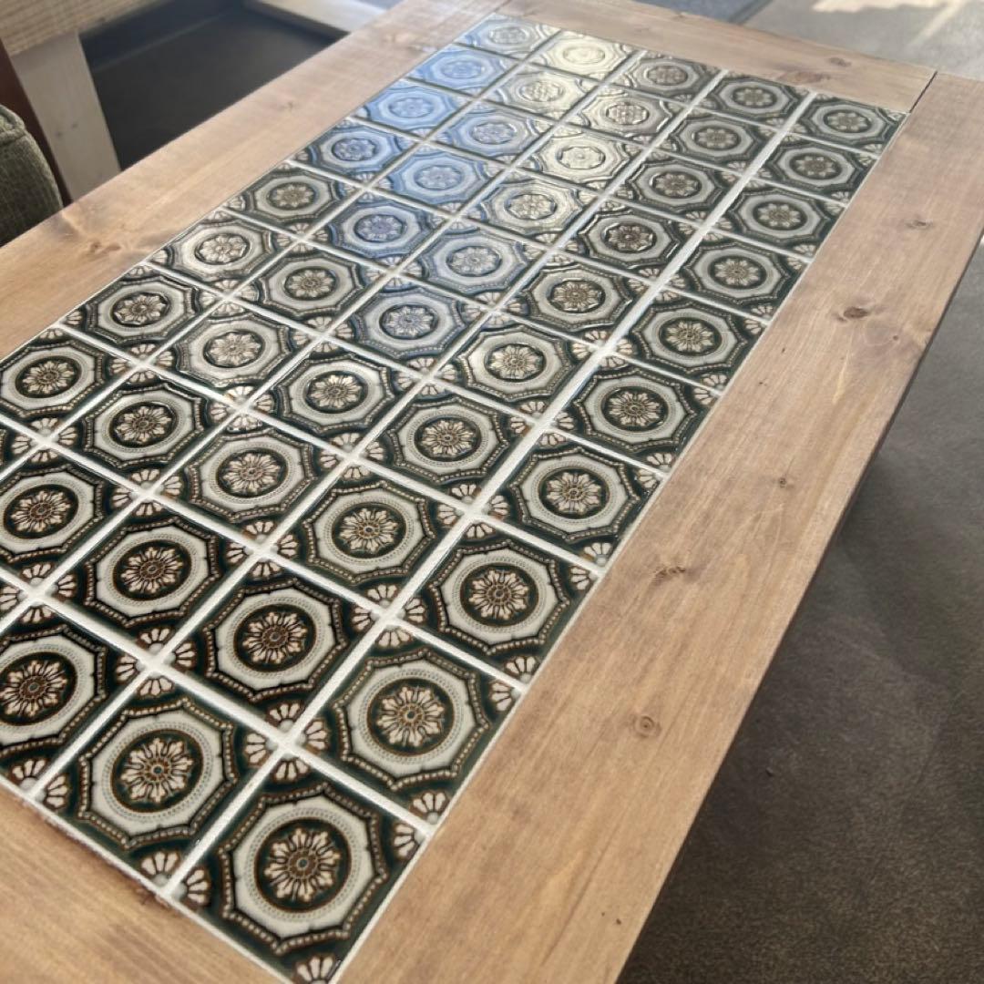 タイルテーブル　RASTICA DESIGNラスティカ・デザイン　グリーン