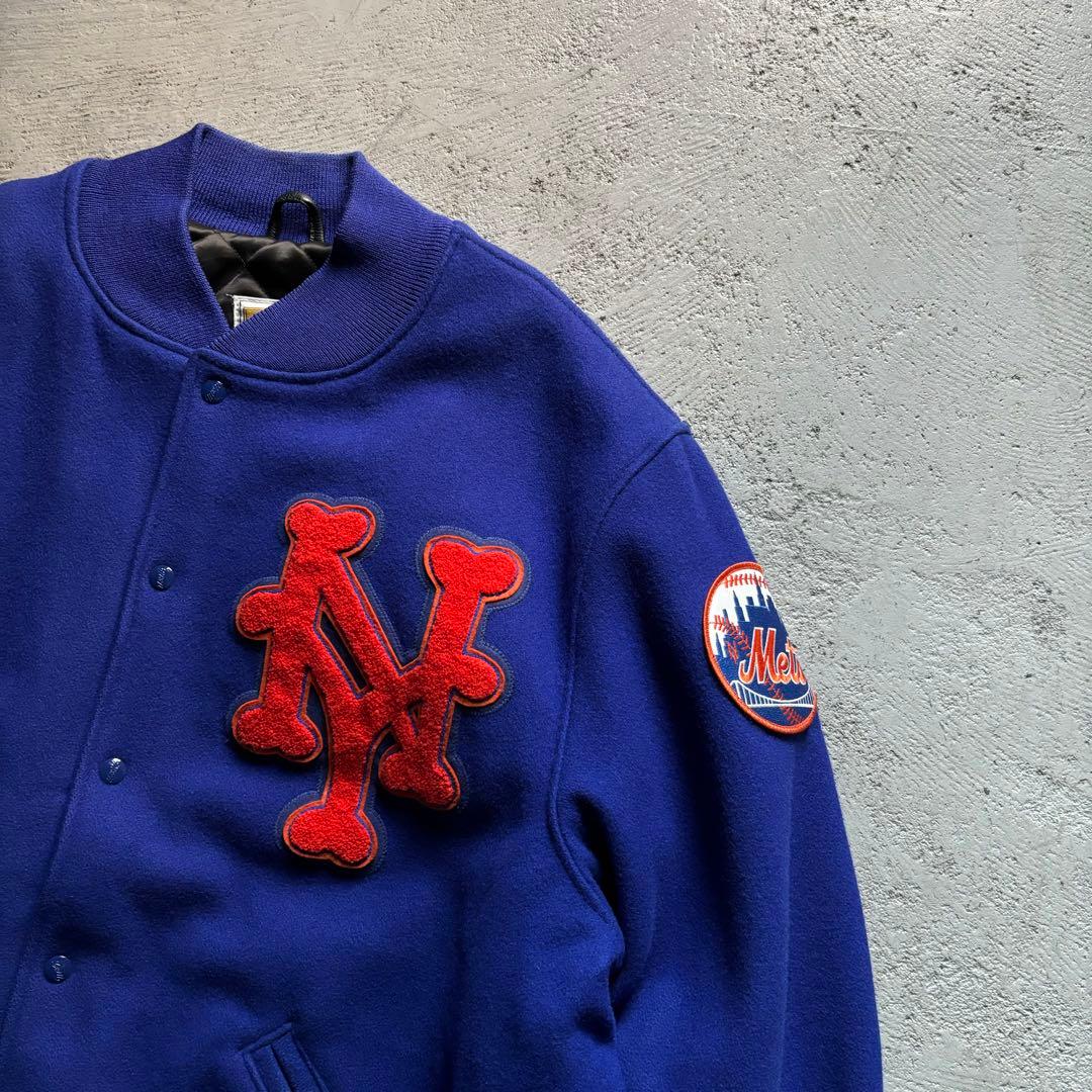 アメ製 New York Mets Wool Varsity Jacket