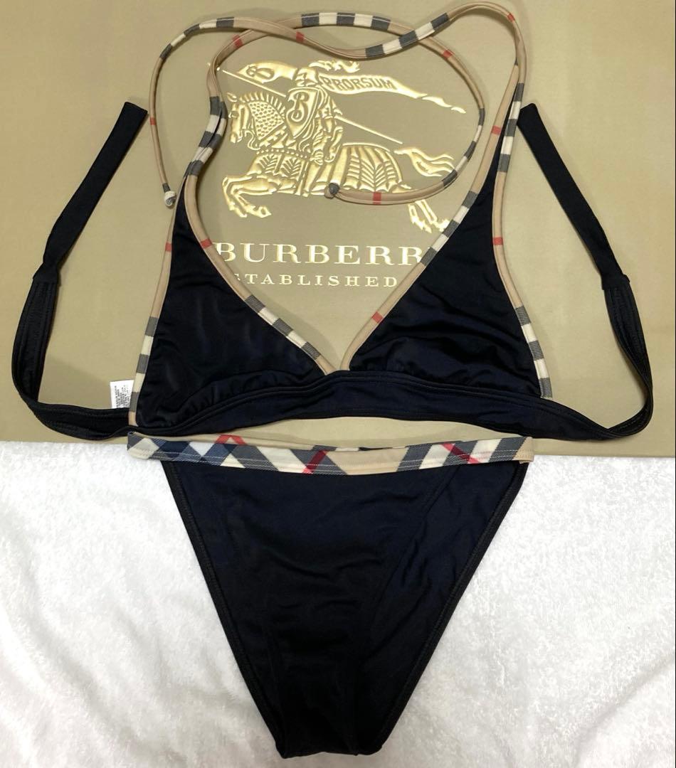 ほぼ未使用　バーバリー ロンドン　セパレート水着　ビキニ 黒