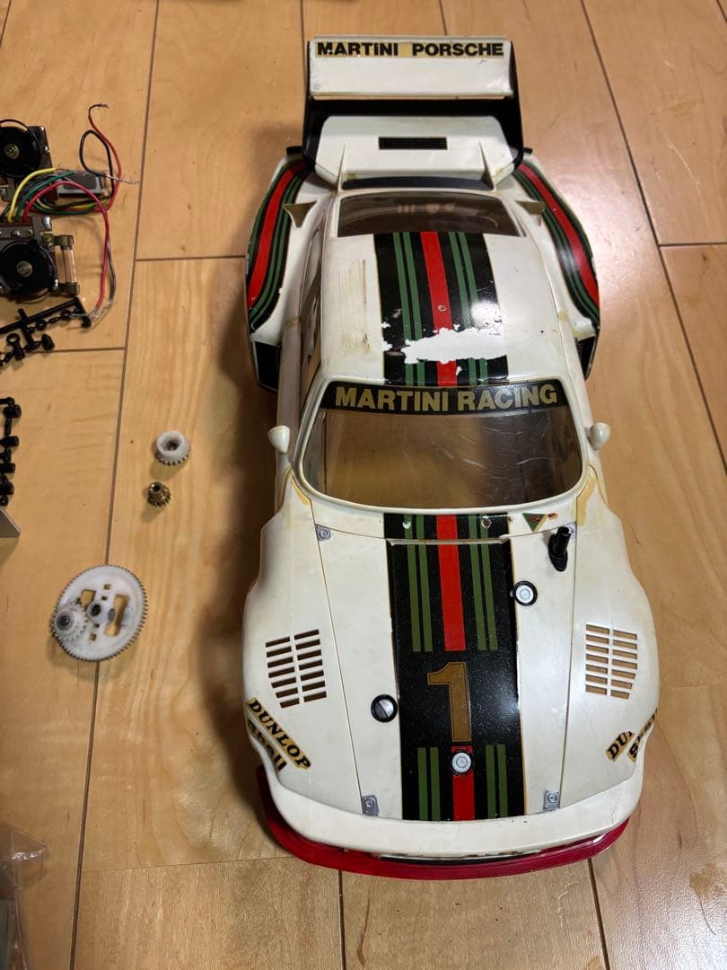 TAMIYA マルティーニ ポルシェ 935ターボ 1/12 予備ボディ付