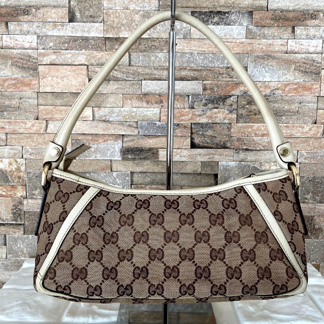 【人気】GUCCI　グッチ　アビー　GGキャンバス　ワンショルダーバッグ　y2k