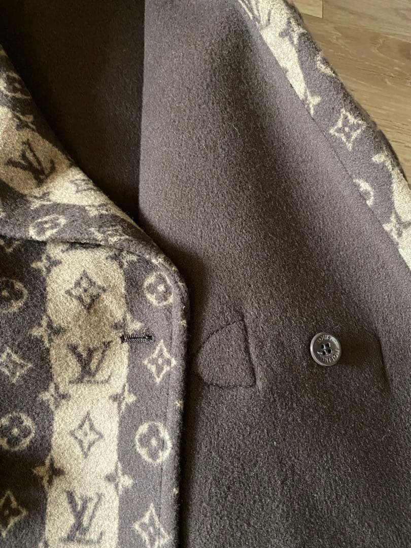 LOUIS VUITTON x Nigo モノグラムクロップドピーコート