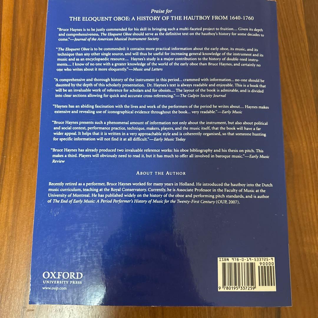 洋書 The Eloquent Oboe