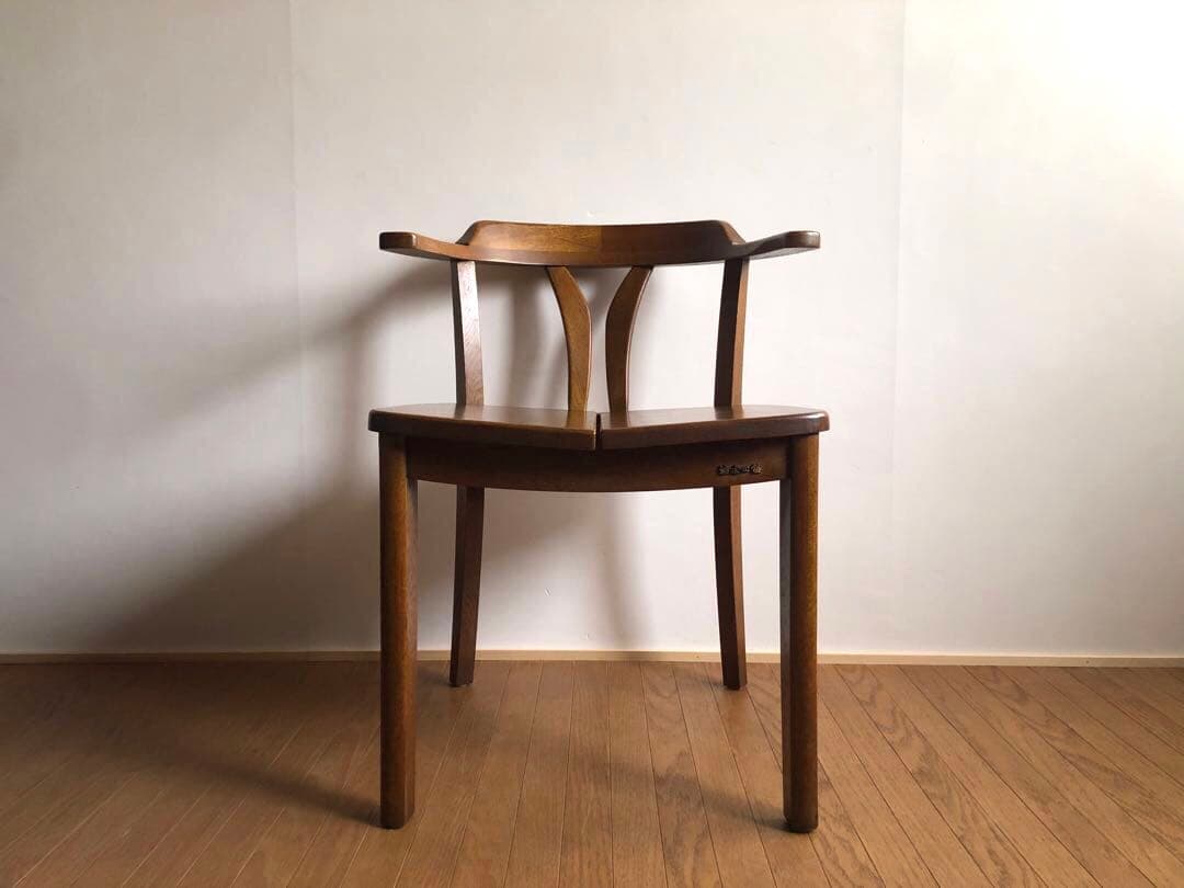 飛騨家具 浜本工芸 アームチェア② 肘掛け 安楽椅子 楢無垢材 古民家 民藝家具