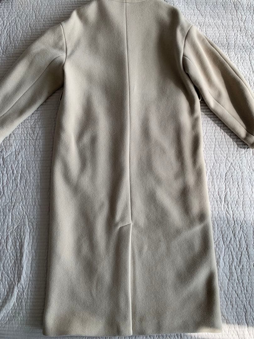 ameri UND PLUMP SLEEVE BELTED COATロングコート