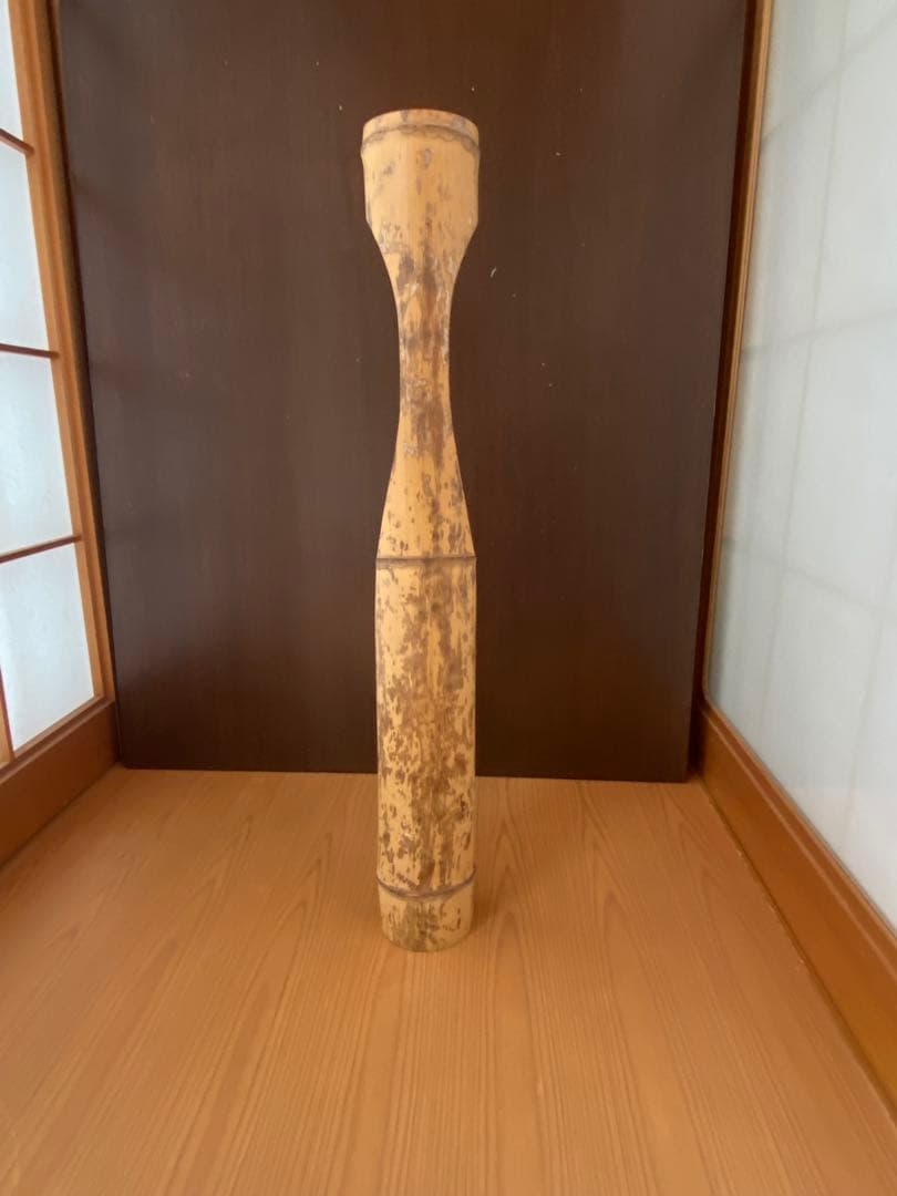 華道具 斑竹 鶴首 竹花器 華道 茶道具 花入
