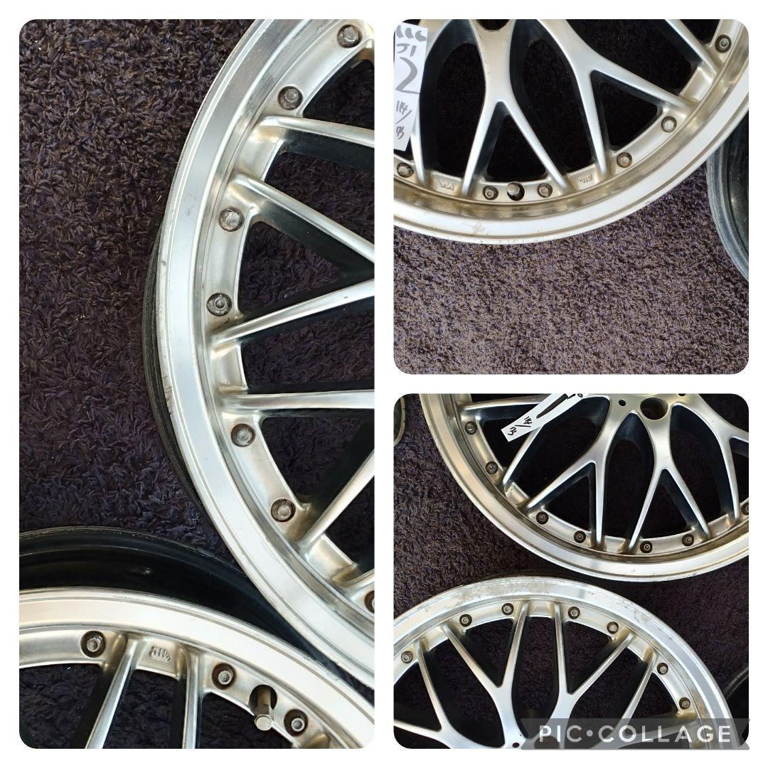 MONZA★Warwic Meshアルミ 18インチ×7.5J＋42 PCD