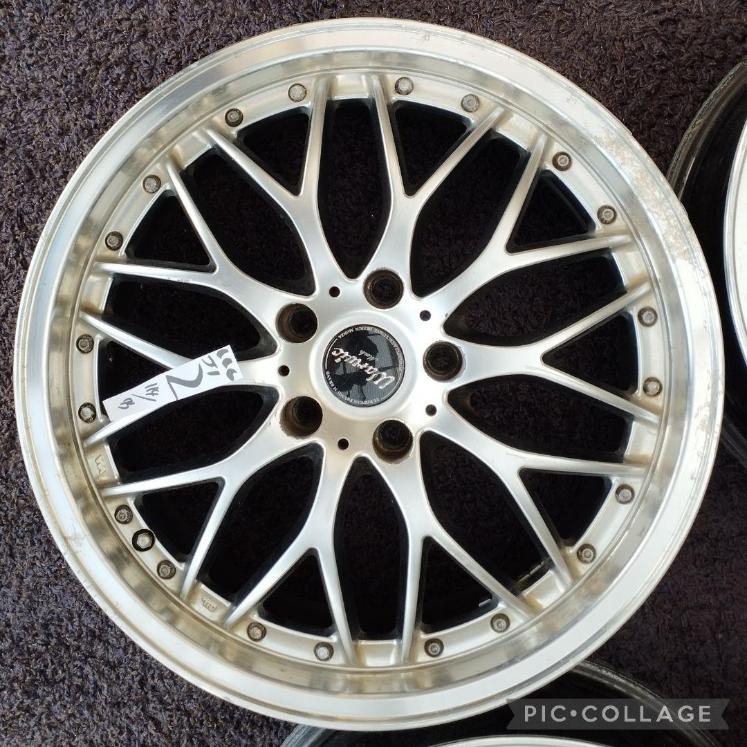 MONZA★Warwic Meshアルミ 18インチ×7.5J＋42 PCD
