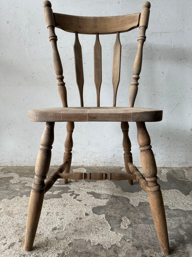 ビンテージ ダイニングチェア　カフェチェア 剥離 no6