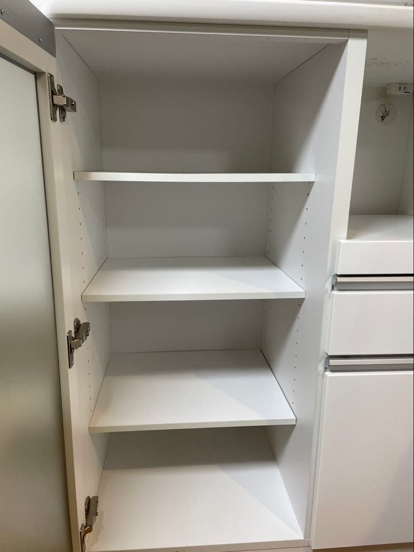 ニトリ　食器棚　キッチンカウンターMRB(レジュームLE 90 WH)