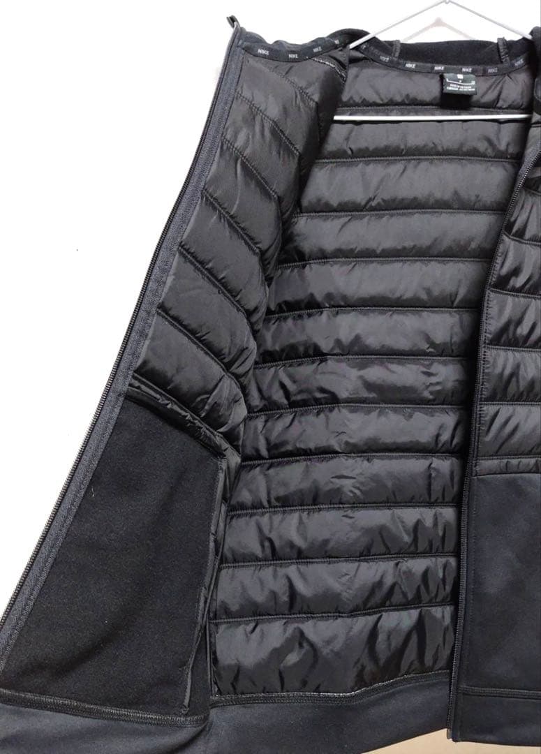 S 極美品　NIKEジャケット　メンズ　ナイキ　ブラック　黒　ダウン　パーカー