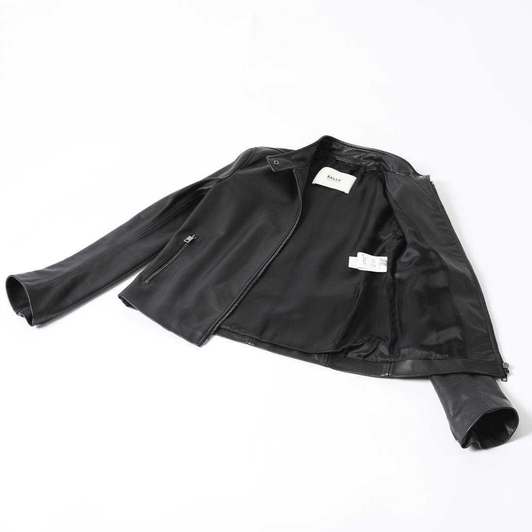 BALLY バリー シングルライダースジャケット ブラック サイズ40 美品