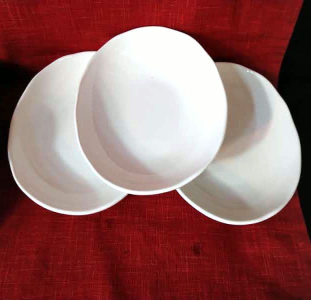 ♥20日まで特別限定♦超特大３１cm卵型大長皿♦約２０cm卵型中皿♦2種類6皿