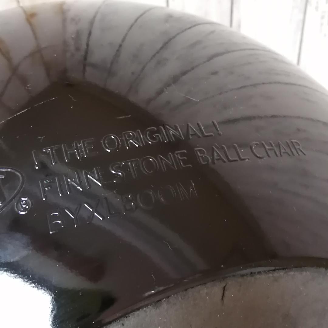 XLBOOM　エクセルブーム　フィン ストーン　ボールチェア　ブラック