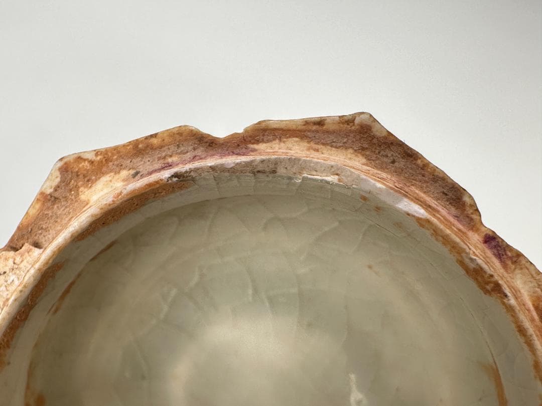 中国美術　宋時代　青白磁　影青　瓜形香合　蓋物　茶道具　時代　唐物　古物　古玩