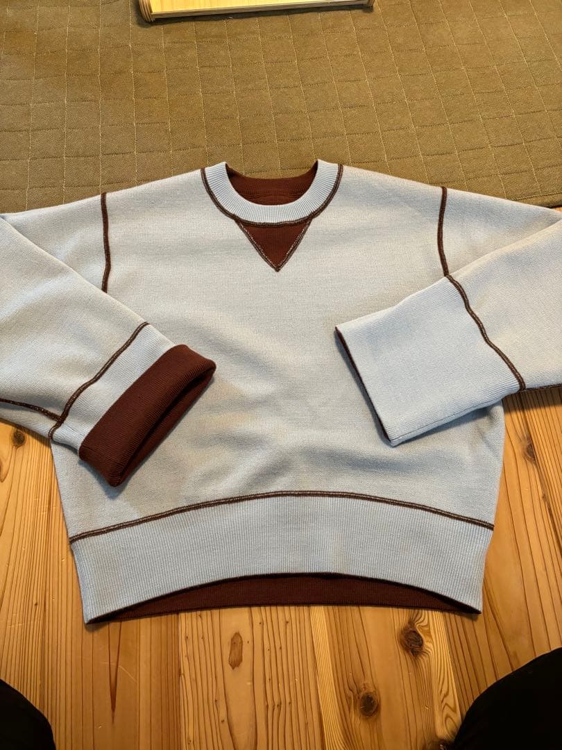 ADAM ET ROPE FEMME リバーシブル トレーナー