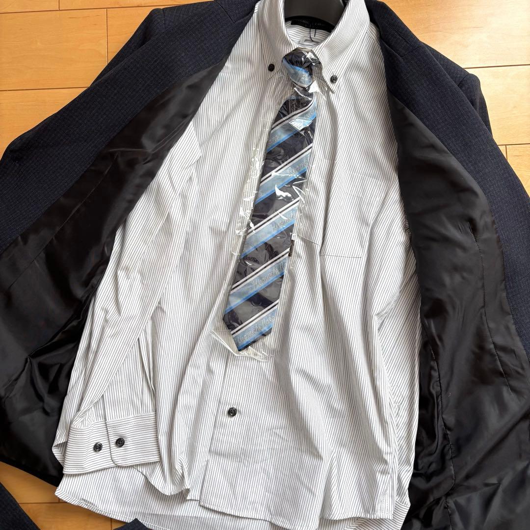 【新品】 キッズフォーマル スーツ 150 卒業式 男の子 完品 ネイビー