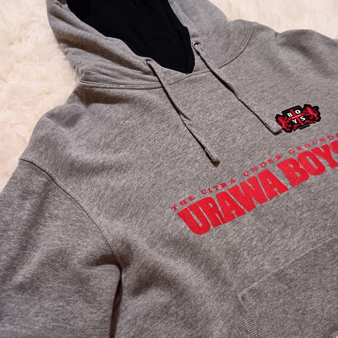 URAWA BOYS 威風堂々 パーカー グレー L 浦和レッズ 浦和ボーイズ