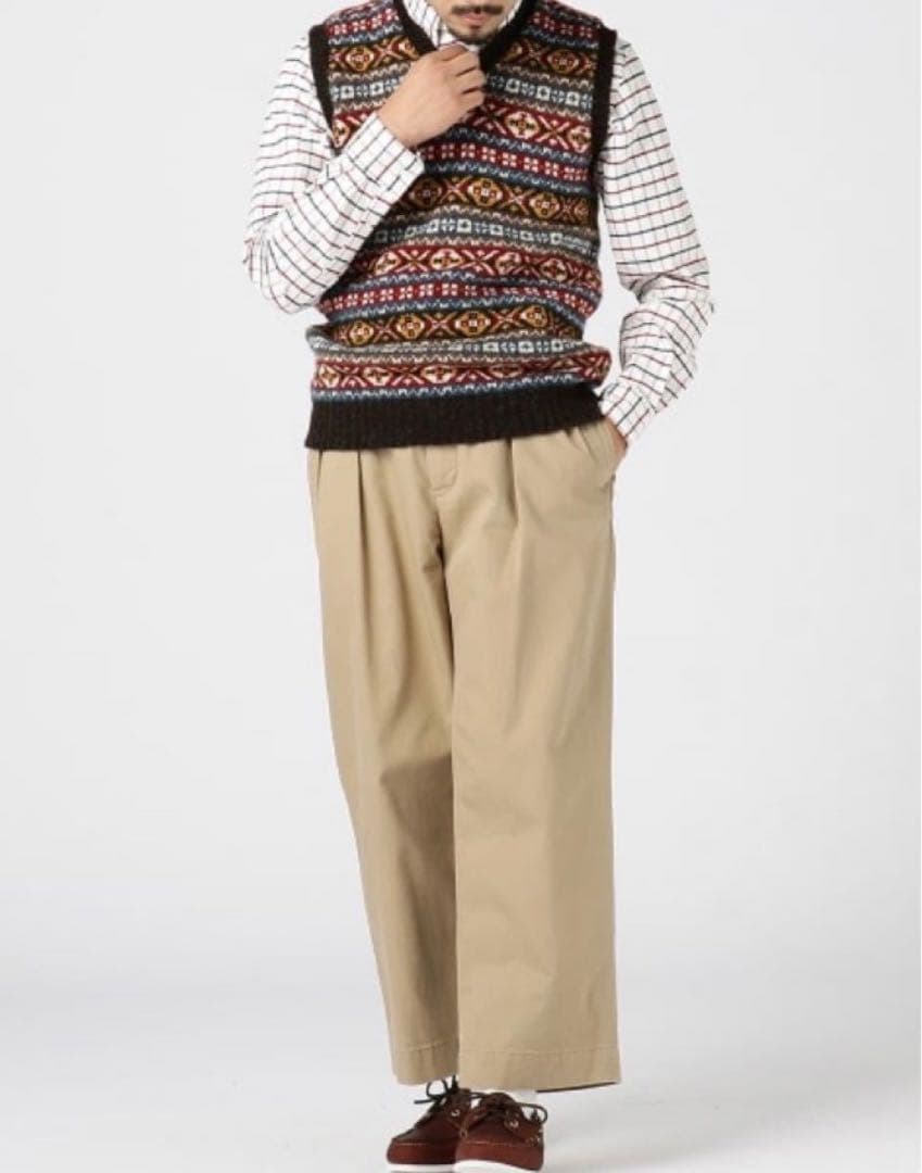 beams+ 別注 ラルフローレン チノパンツ