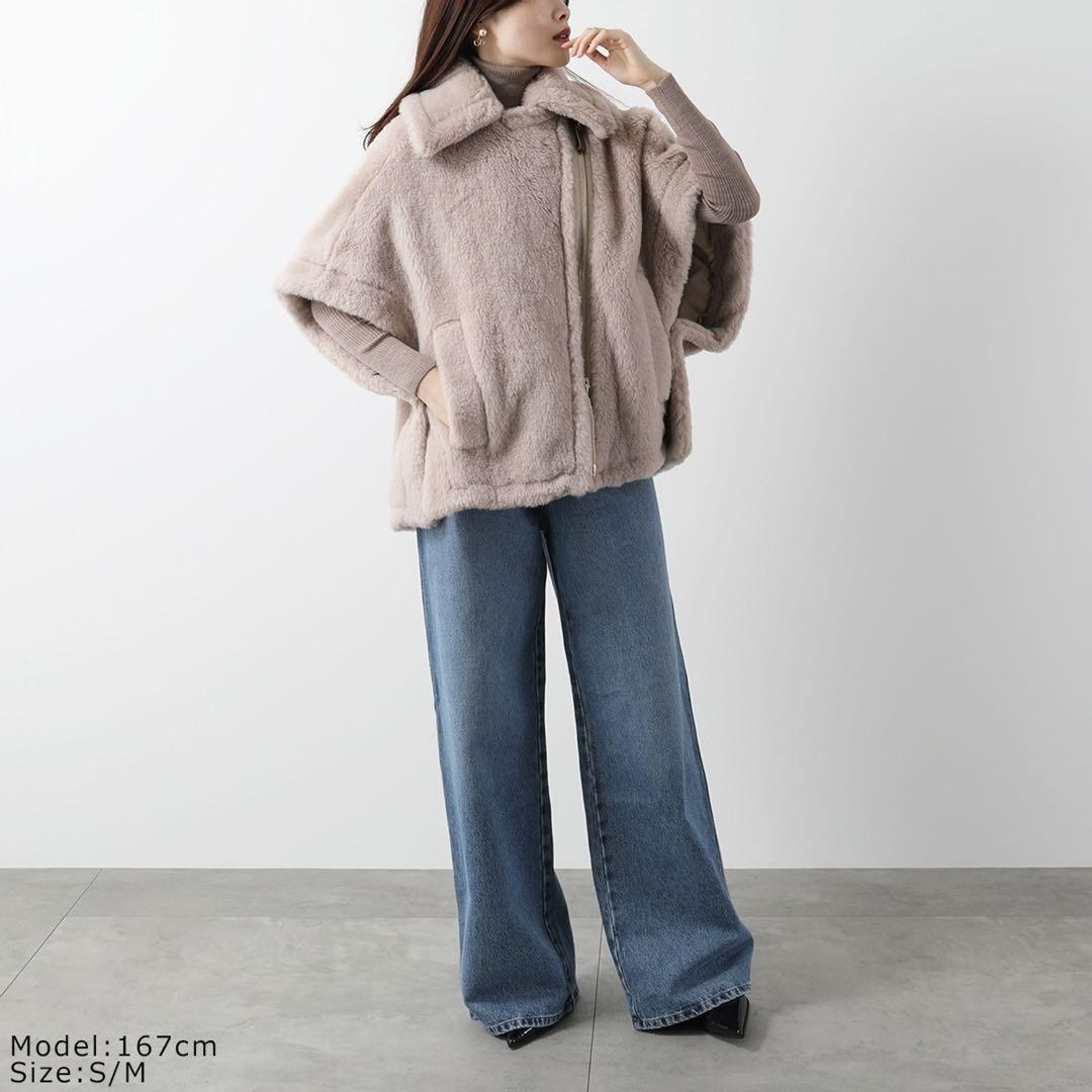 本日までsale!MaxMara ニューマントSM サンド試着のみ