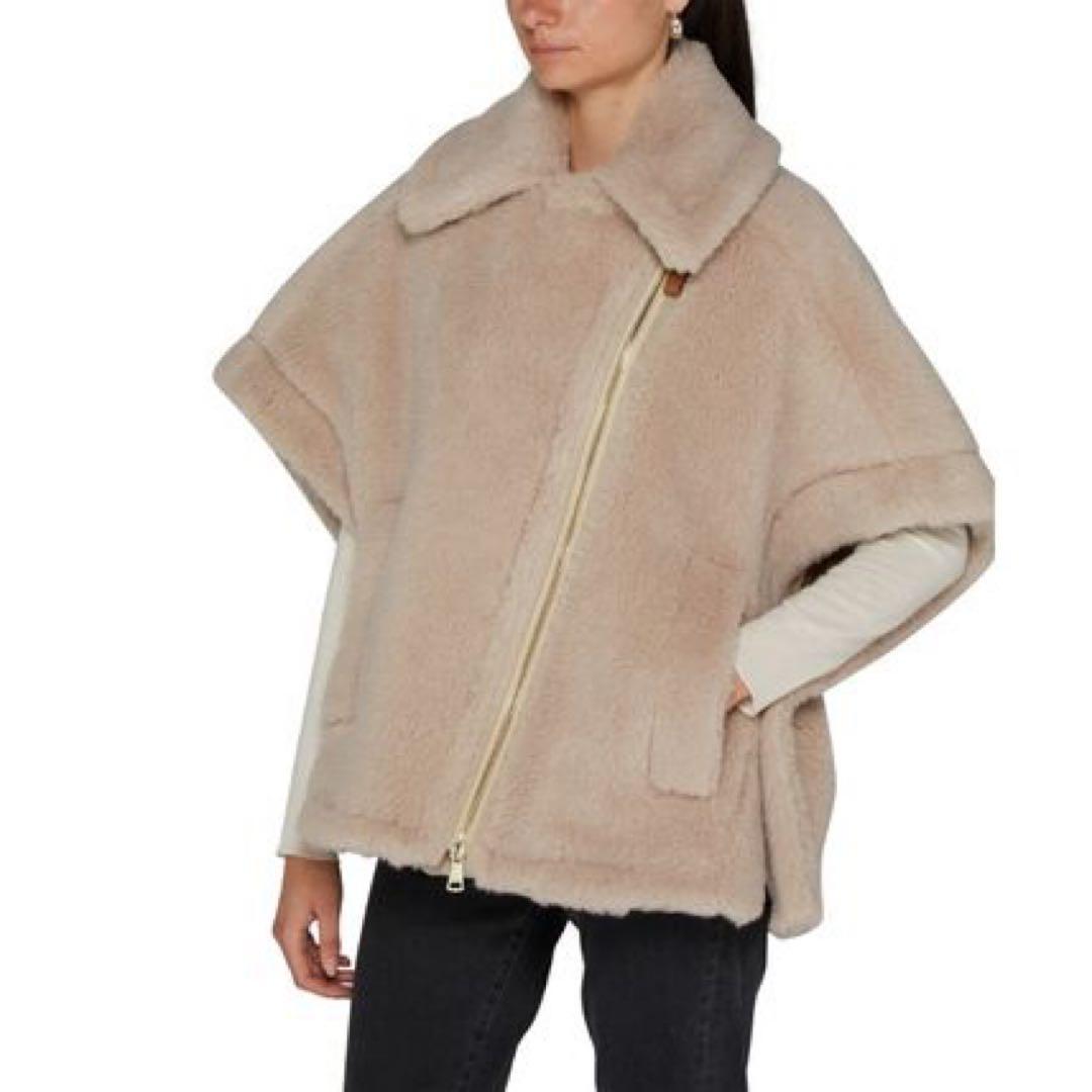 本日までsale!MaxMara ニューマントSM サンド試着のみ