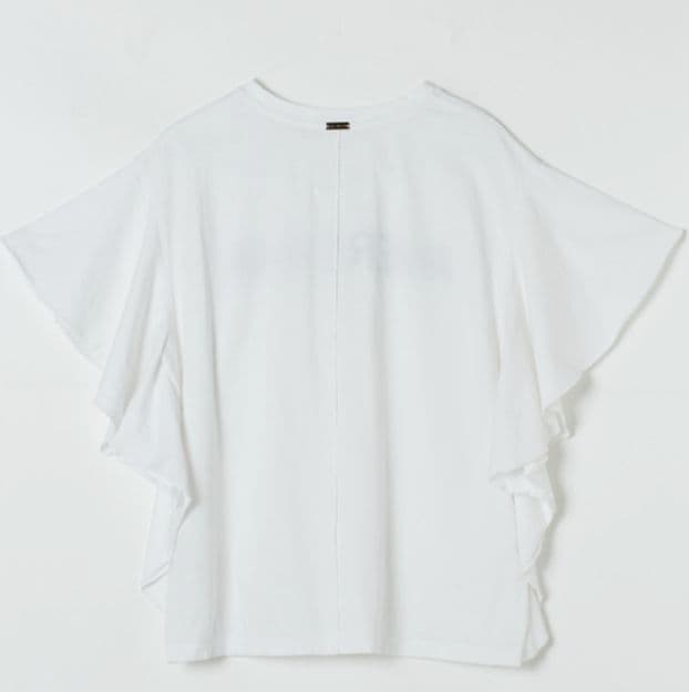 AMERICANAアメリカーナ　frill tee　フリル ロゴTシャツ