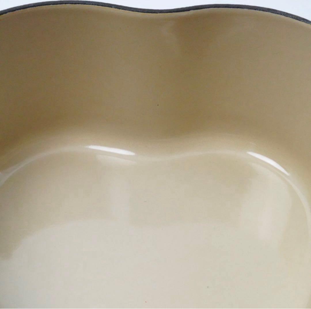 【美品】LE CREUSET　ココット ダムール チェリーレッド　18cm