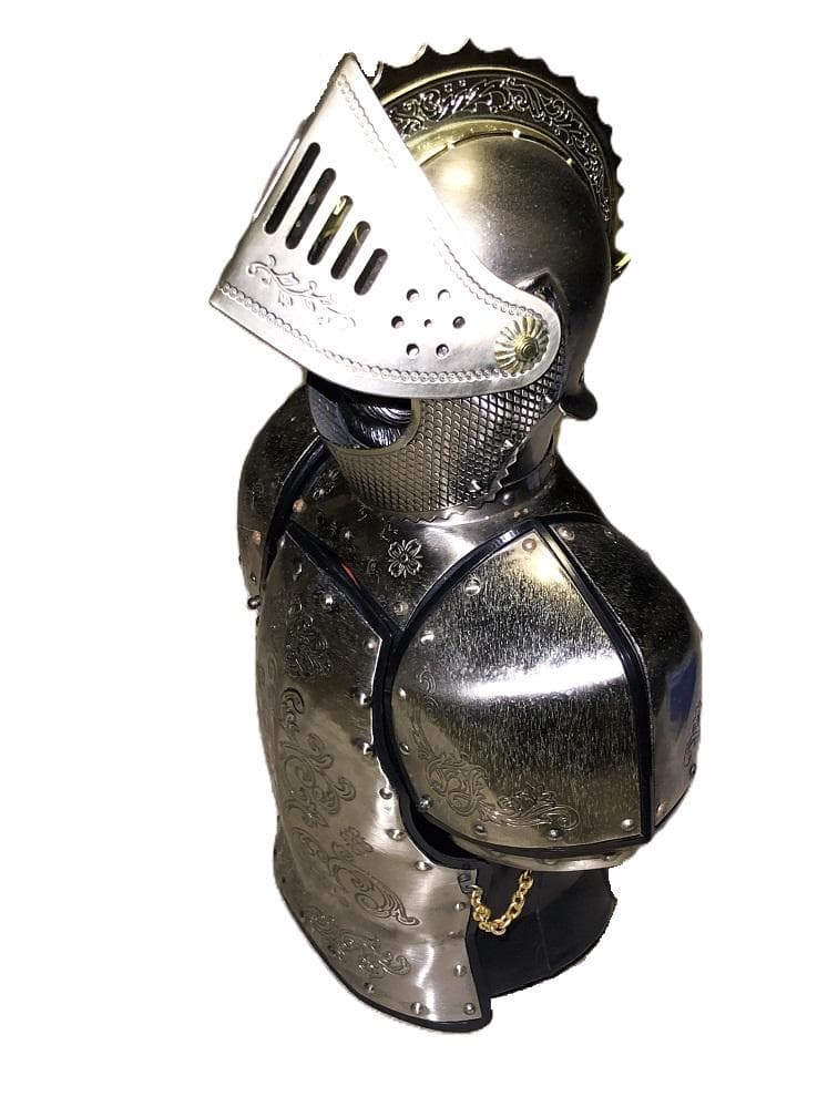 【 ニッカウヰスキー デキャンターセット 】　西洋甲冑オブジェ　未使用品