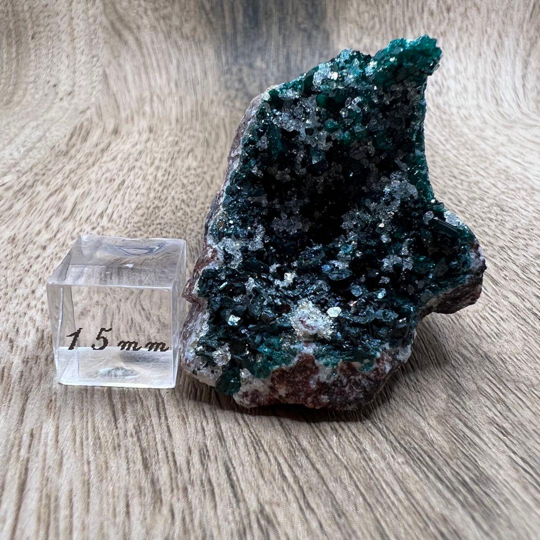 ダイオプテーズ 水晶 共生 鉱物 標本 原石